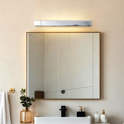BRILAGI - LED-belysning för badrumsspegel AQUA LINE LED/12W/230V 45 cm IP44 blank krom CRI 90