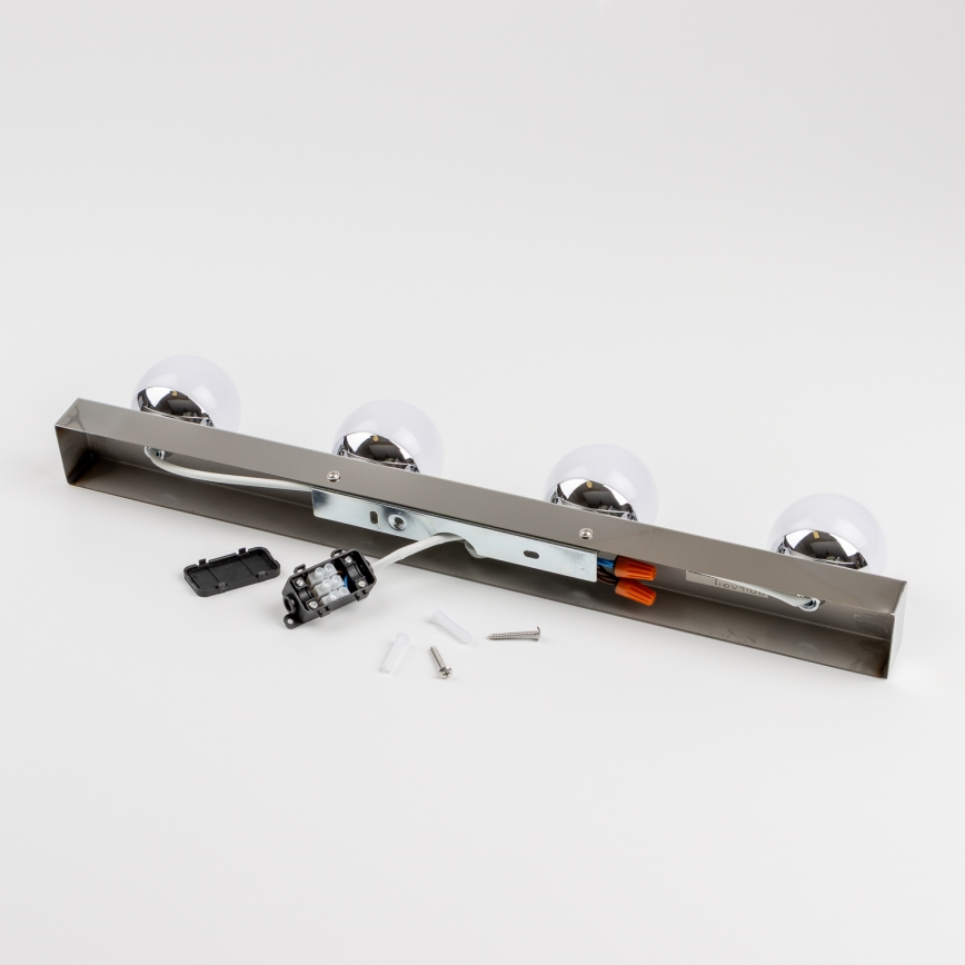 Brilagi - LED-belysning för badrumsspegel HOLLYWOOD 4xLED/3W/230V 53 cm IP44 blank krom