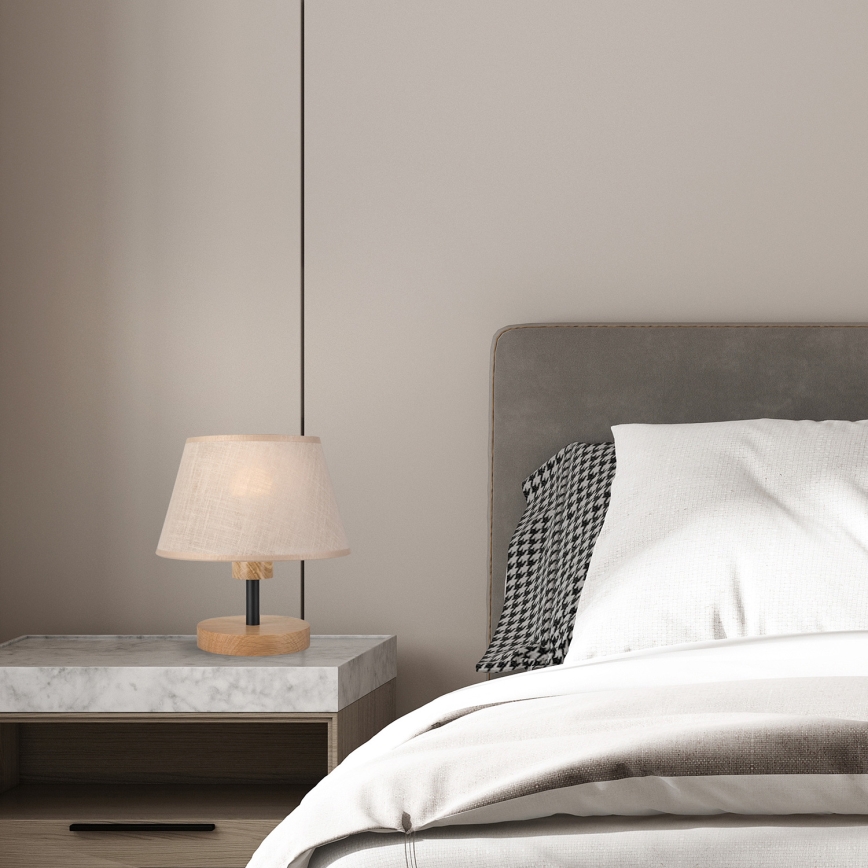 Brilagi - LED Bordslampa ANTHONY 1xE14/40W/230V ek/beige