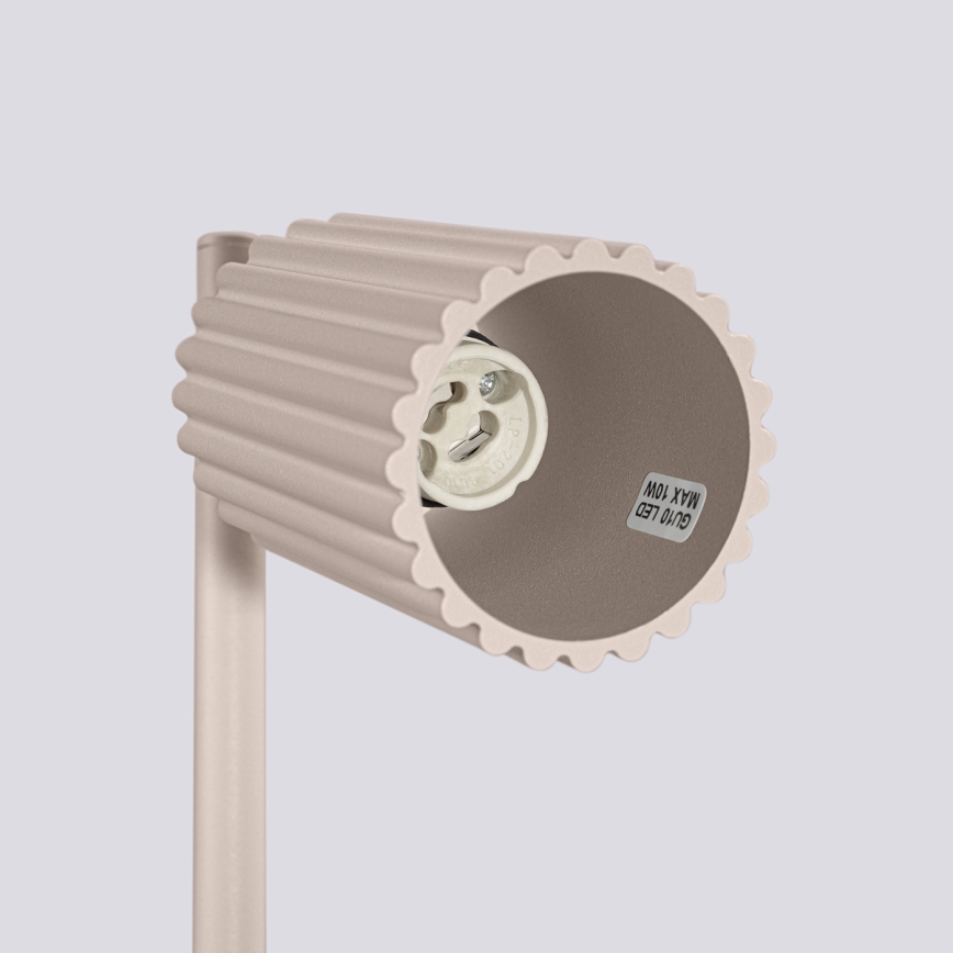 Brilagi - LED-bordslampa CRESTO 1xGU10/10W/230V taupe