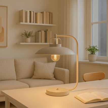 Brilagi - LED Bordslampa FLAMENGO 1xE27/60W/230V beige
