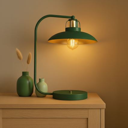 Brilagi - LED Bordslampa FLAMENGO 1xE27/60W/230V grön