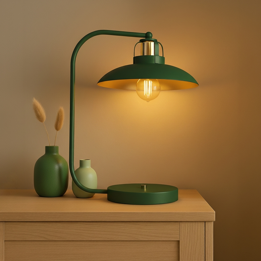 Brilagi - LED Bordslampa FLAMENGO 1xE27/60W/230V grön