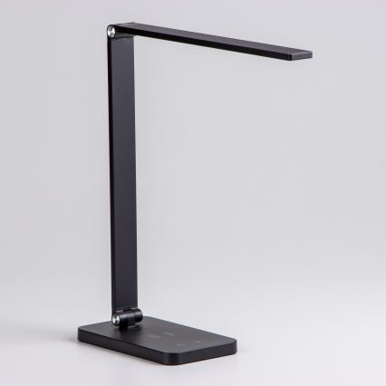 BRILAGI - Dimmbar beröringsstyrd LED-bordslampa med trådlös Qi-laddning MODO CHARGE LED/7W/5V 3000/4000/6000K svart