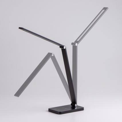 BRILAGI - Dimmbar beröringsstyrd LED-bordslampa med trådlös Qi-laddning MODO CHARGE LED/7W/5V 3000/4000/6000K svart