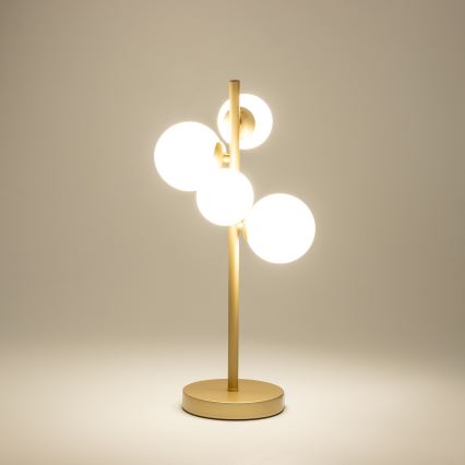 Brilagi - LED bordslampa MILLA 4xG9/3W/230V guld/vit
