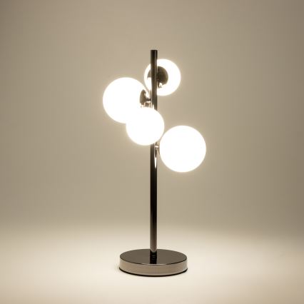 Brilagi - LED bordslampa MILLA 4xG9/3W/230V skinande krom/vit