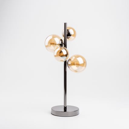 Brilagi - LED bordslampa MILLA 4xG9/3W/230V svart krom/guld