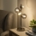 Brilagi - LED bordslampa MILLA 4xG9/3W/230V svart krom/rökfärgad
