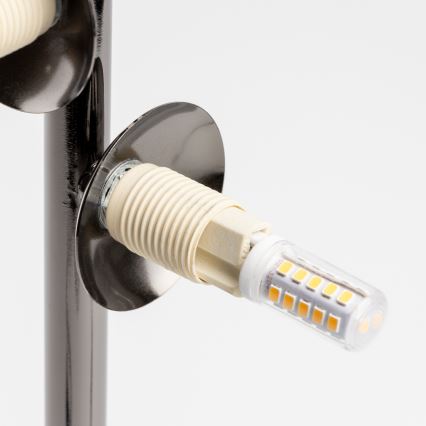 Brilagi - LED bordslampa MILLA 4xG9/3W/230V svart krom/rökfärgad