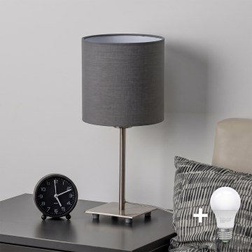 Brilagi - LED-bordslampa NUBILA 1xE27/60W/230V antracit