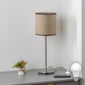 Brilagi - LED-bordslampa NUBILA 1xE27/60W/230V brun
