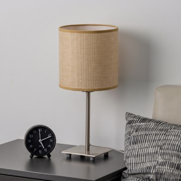 Brilagi - LED bordslampa NUBILA 1xE27/60W/230V ljusbrun