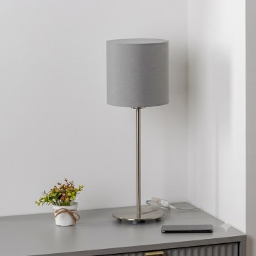 Brilagi - LED-bordslampa NUBILA 1xE27/60W/230V ljusgrå