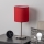 Brilagi - LED-bordslampa NUBILA 1xE27/60W/230V röd
