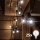 Brilagi - LED dekorativ utomhusslinga KRANS 25xE12 20m IP44 kall vit