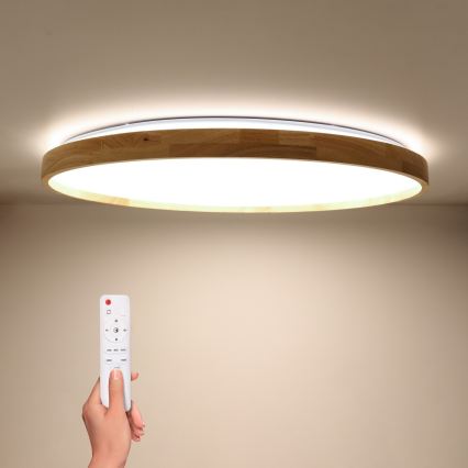 BRILAGI - LED-dimbar taklampa ALSON LED/72W/230V 3000-6500K ek Ø 78 cm + fjärrkontroll