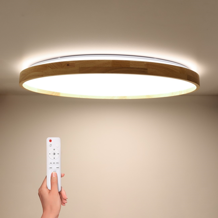 BRILAGI - LED-dimbar taklampa ALSON LED/72W/230V 3000-6500K ek Ø 78 cm + fjärrkontroll