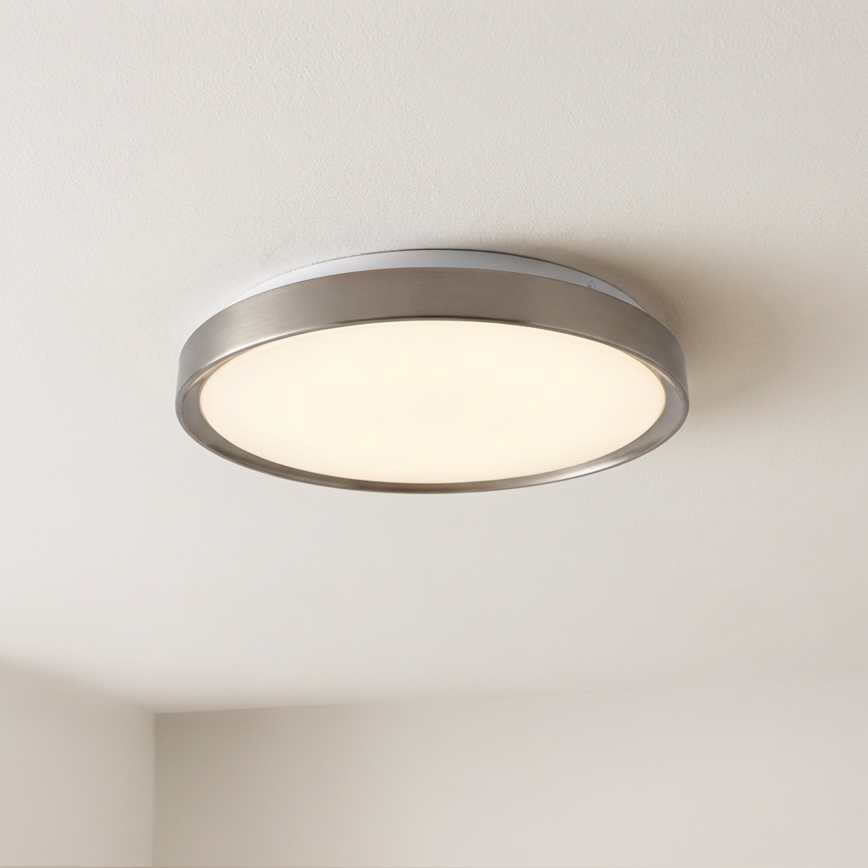 Brilagi - Dimbar LED-taklampa FANCIA LED/48W/230V 3000-6500K Ø 39 cm silverfärgad + fjärrkontroll