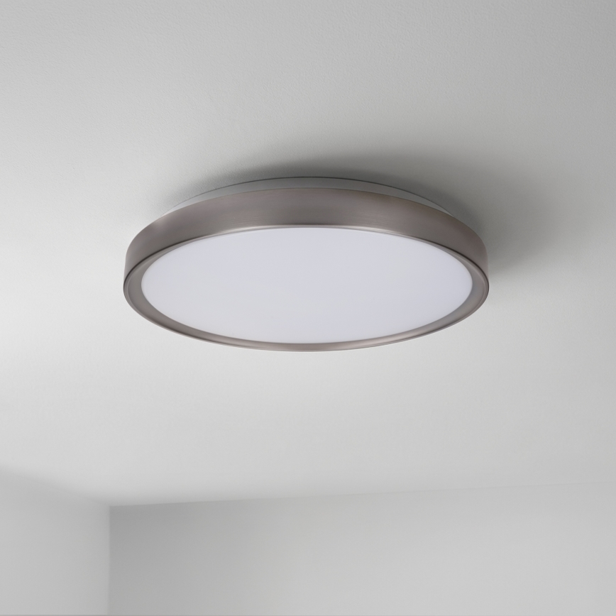 Brilagi - Dimbar LED-taklampa FANCIA LED/48W/230V 3000-6500K Ø 39 cm silverfärgad + fjärrkontroll