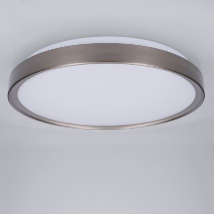 Brilagi - Dimbar LED-taklampa FANCIA LED/48W/230V 3000-6500K Ø 39 cm silverfärgad + fjärrkontroll