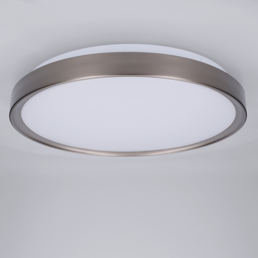 Brilagi - Dimbar LED-taklampa FANCIA LED/48W/230V 3000-6500K Ø 39 cm silverfärgad + fjärrkontroll
