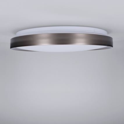 Brilagi - Dimbar LED-taklampa FANCIA LED/48W/230V 3000-6500K Ø 39 cm silverfärgad + fjärrkontroll