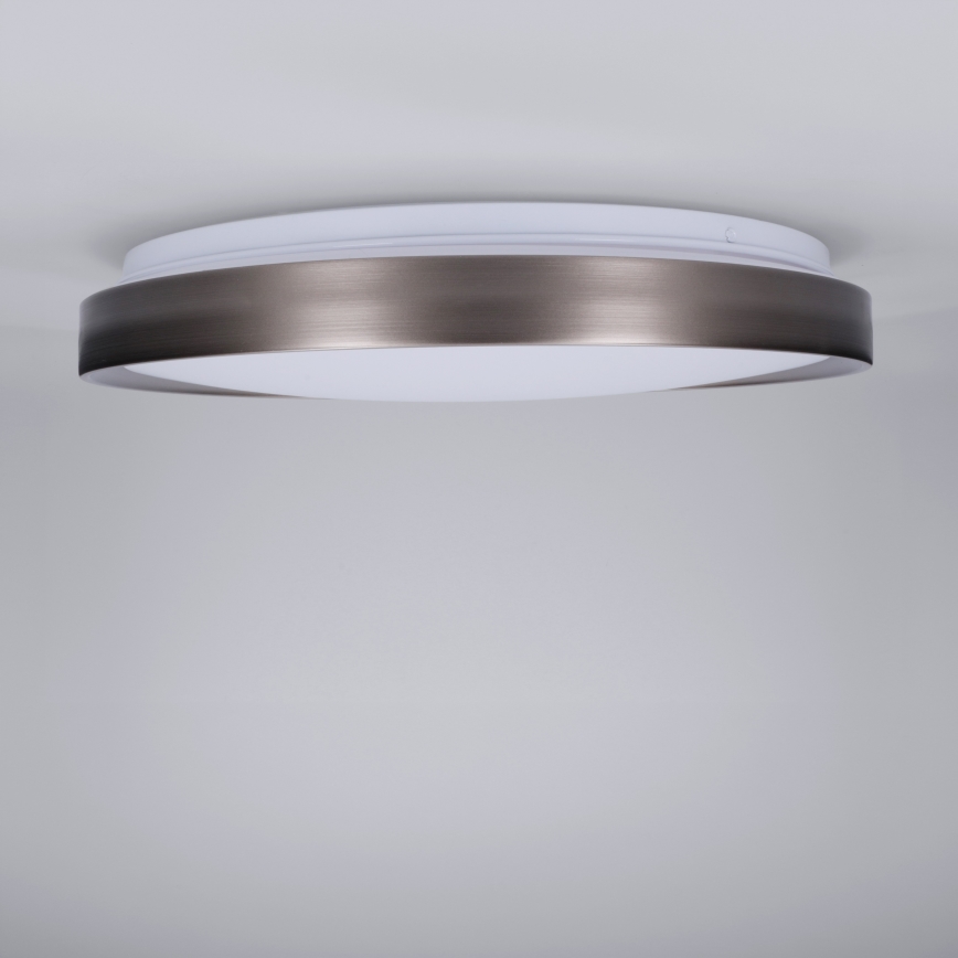 Brilagi - Dimbar LED-taklampa FANCIA LED/48W/230V 3000-6500K Ø 39 cm silverfärgad + fjärrkontroll