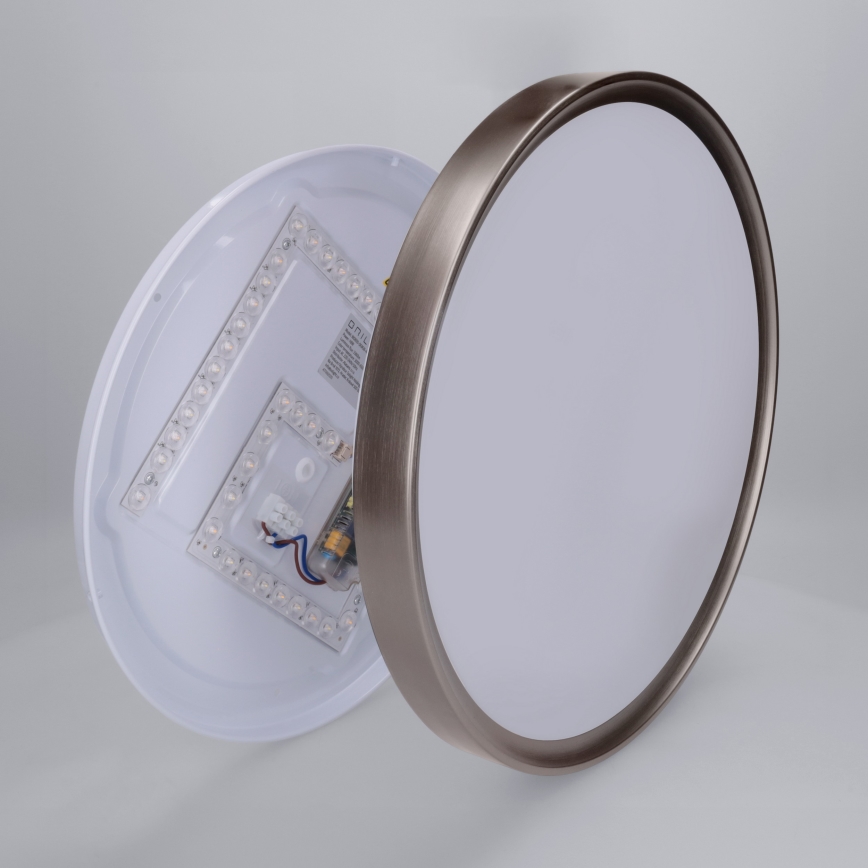 Brilagi - Dimbar LED-taklampa FANCIA LED/48W/230V 3000-6500K Ø 39 cm silverfärgad + fjärrkontroll