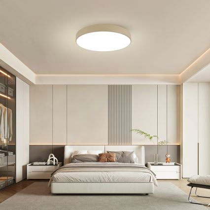 Brilagi - Dimbart LED-takarmatur POOL SMART LED/100W/230V 3000-6000K 80 cm beige Wi-Fi Tuya + fjärrkontroll