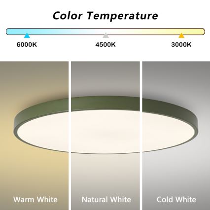 Brilagi - Dimbart LED-armatur POOL SMART LED/100W/230V Ø 80 cm 3000-6000K Wi-Fi Tuya + fjärrkontroll grön