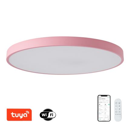 Brilagi - dimbar LED-armatur POOL SMART LED/128W/230V Ø 100 cm Wi-Fi Tuya + fjärrkontroll rosa