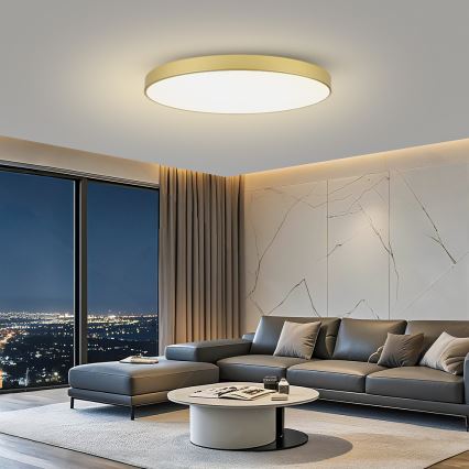 Brilagi - LED-dimbar takarmatur POOL SMART LED/180 W/230 V 3000–6000 K 120 cm guldig Wi‑Fi Tuya + fjärrkontroll