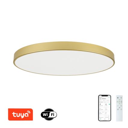 Brilagi - LED-dimbar takarmatur POOL SMART LED/180 W/230 V 3000–6000 K 120 cm guldig Wi‑Fi Tuya + fjärrkontroll