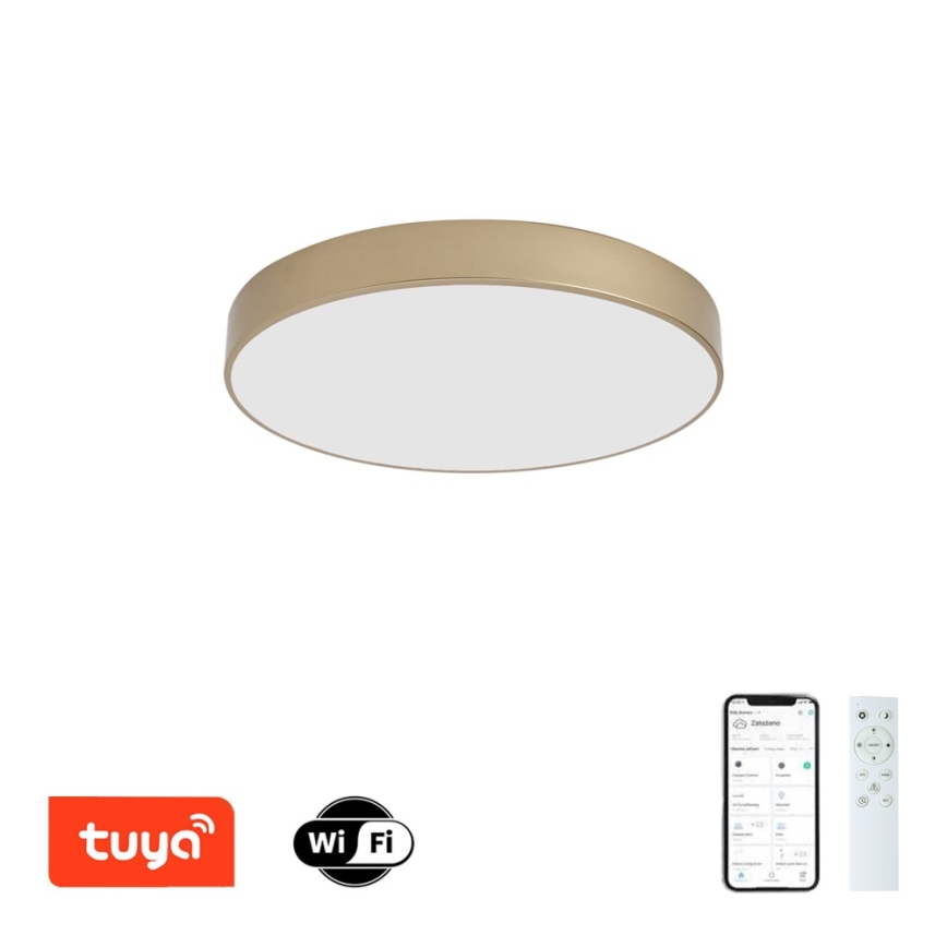 BRILAGI - Dimbart LED-takarmatur POOL SMART LED/60W/230V 3000-6000K Ø 50 cm Wi-Fi Tuya guld + fjärrkontroll