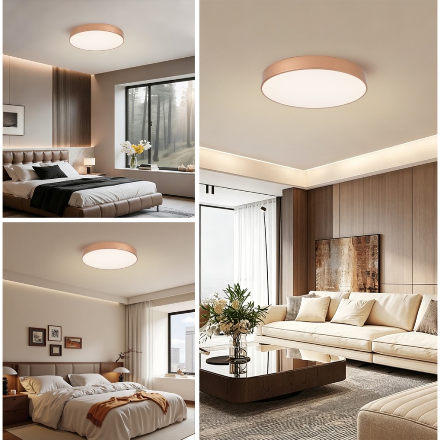 BRILAGI - LED Dimbart takarmatur POOL SMART LED/60W/230V 3000-6000K Ø 50 cm Wi-Fi Tuya kopparfärgad + fjärrkontroll