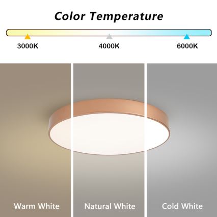 BRILAGI - LED Dimbart takarmatur POOL SMART LED/60W/230V 3000-6000K Ø 50 cm Wi-Fi Tuya kopparfärgad + fjärrkontroll
