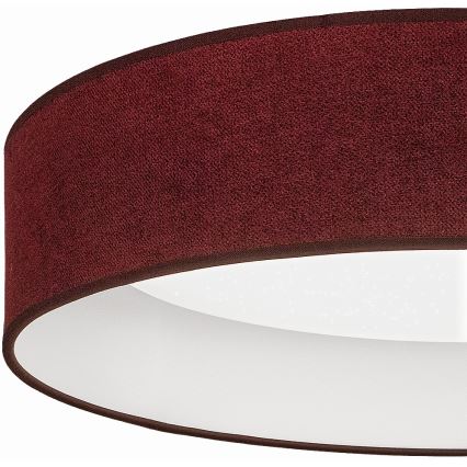 BRILAGI - LED dimbar taklampa VELVET SMARTIX STARS LED/36W/230V 3000–6000K Ø 55 cm vinröd Wi-Fi Tuya Beacon + fjärrkontroll