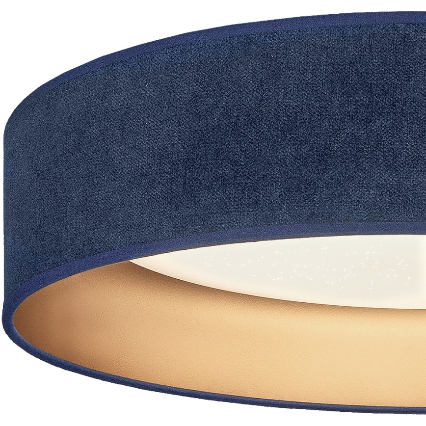 BRILAGI - LED-dimbar taklampa VELVET SMARTIX STARS LED/24W/230V 3000-6000K Ø 45 cm blå/guld Wi-Fi Tuya Beacon + fjärrkontroll