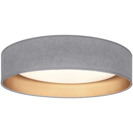 BRILAGI - dimbar LED-taklampa VELVET SMARTIX LED/24W/230V 3000-6000K Ø 45 cm grå/guld Wi-Fi Tuya Beacon + fjärrkontroll