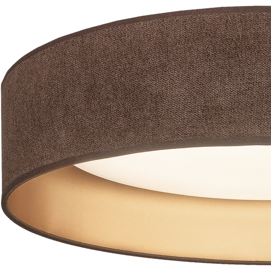BRILAGI - Dimmbar LED-takarmatur VELVET SMARTIX LED/36W/230V 3000-6000K Ø 55 cm brun/guld Wi-Fi Tuya Beacon + fjärrkontroll