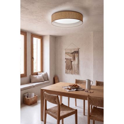 BRILAGI - LED-dimmbar taklampa VELVET SMART VARI LED/24W/230V 3000–6500 K Ø 45 cm beige + fjärrkontroll