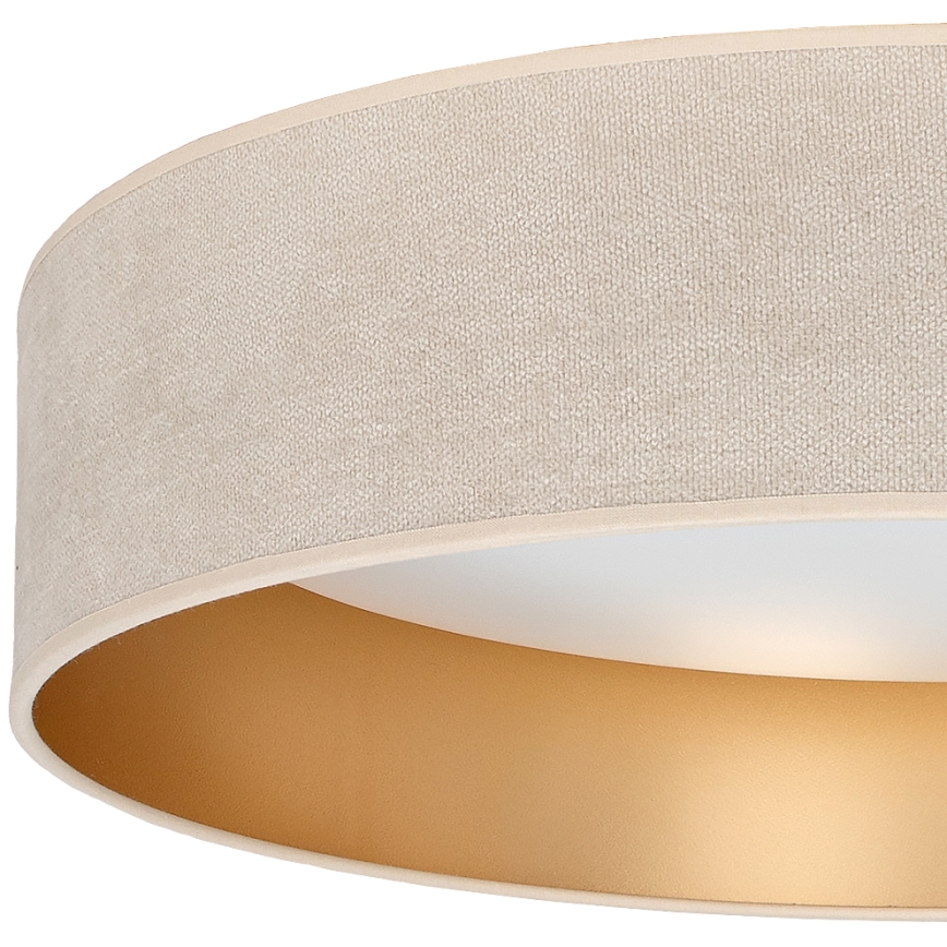 BRILAGI - Dimbart LED-takarmatur VELVET SMART VARI LED/24W/230V 3000-6500K Ø 45 cm krämvit/guld + fjärrkontroll