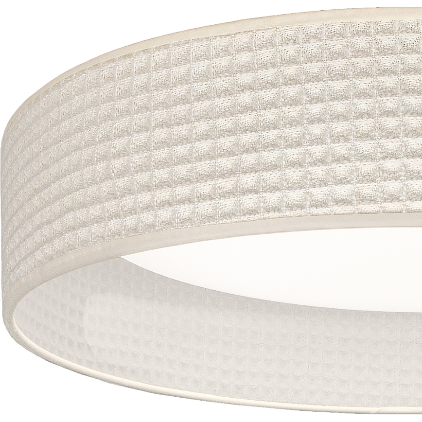BRILAGI - Dimbart LED-takarmatur VELVET SMART VARI LED/24W/230V 3000-6500K Ø 45 cm krämvit + fjärrkontroll
