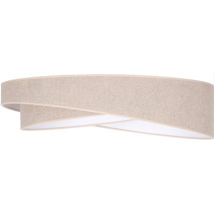 BRILAGI - LED dimbar taklampa VELVET TWIST LED/36W/230V 3000-6000K Ø 65 cm Wi-Fi Tuya Beacon beige + fjärrkontroll
