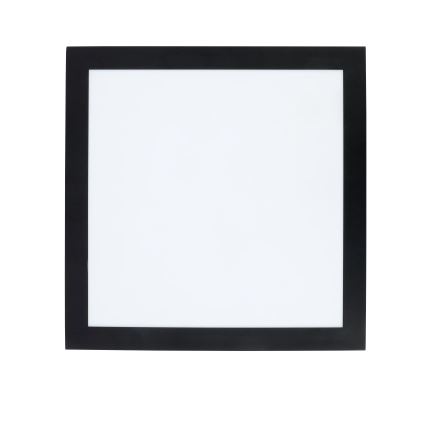 Brilagi - LED Dimbar Badrumstaklampa FRAME SMART LED/24W/230V 30x30 cm 3000-6000K IP44 Svart + Fjärrkontroll