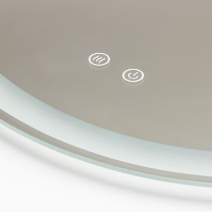 Brilagi - LED-uppvärmd badrumsspegel AVA PRO LED/18,5W/230V Ø 60 cm IP44 CRI 90 dimbar + CCT