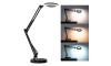 Brilagi - LED Dimbar bordslampa med ett förstoringsglas LENS LED/12W/5V 3000/4200/6000K svart