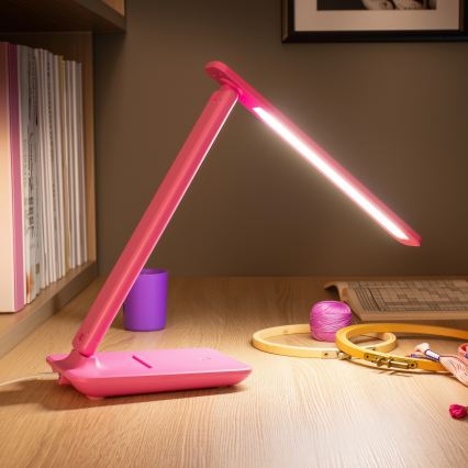 BRILAGI - Dimbar LED-bordslampa MODO LED/7W/230V 3000/4000/6500K rosa