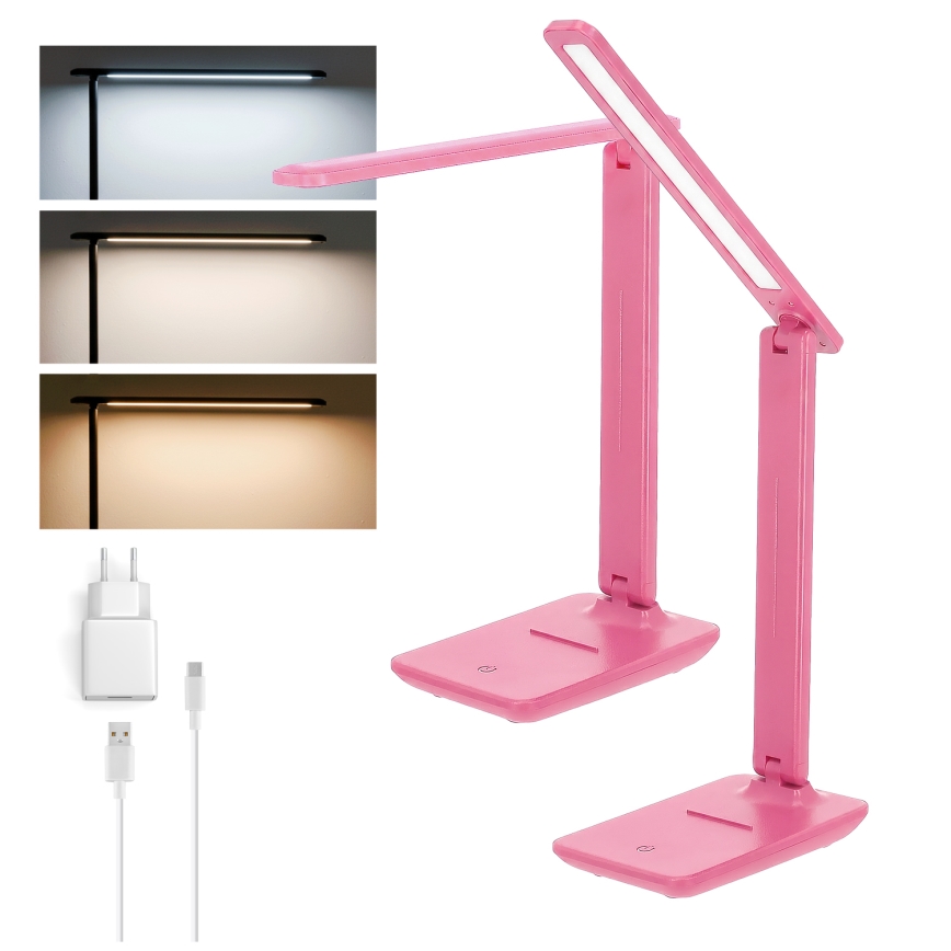 BRILAGI - Dimbar LED-bordslampa MODO LED/7W/230V 3000/4000/6500K rosa